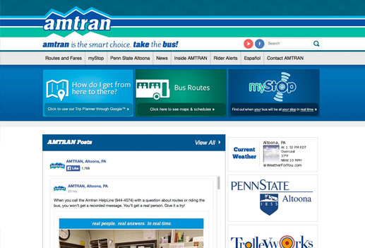 AMTRAN Website 1