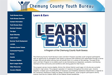 Chemung Youth Bureau - Website