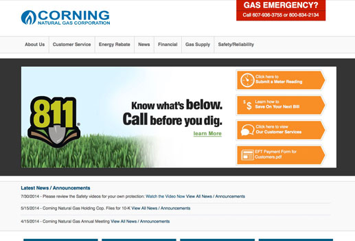 Corning Natural Gas Homepage
