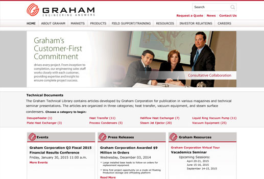 Graham Corporation Homepage