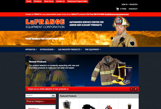 LaFrance Equipment Corporation Homepage