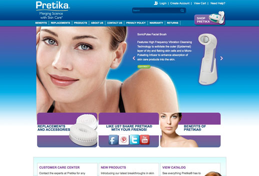 Pretika Homepage
