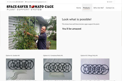 Space Saver Tomato Cage 2