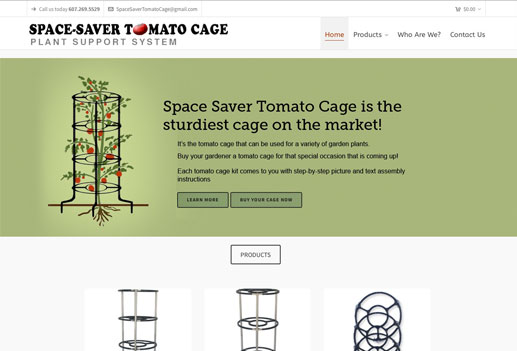 Space Saver Tomato Cage 1