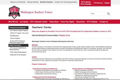 Washington Teacher